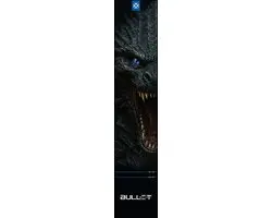 Bullet Carpet Hydra Dartmat BT2200030 - 300x60cm - Zwart/Blauw
