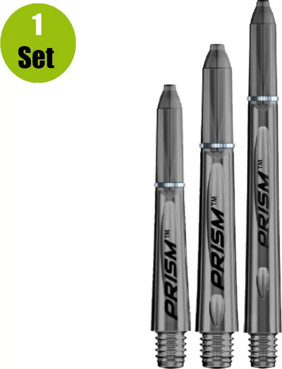 Winmau Prism Shaft Black Tint 7015-004 - 3 Stuks