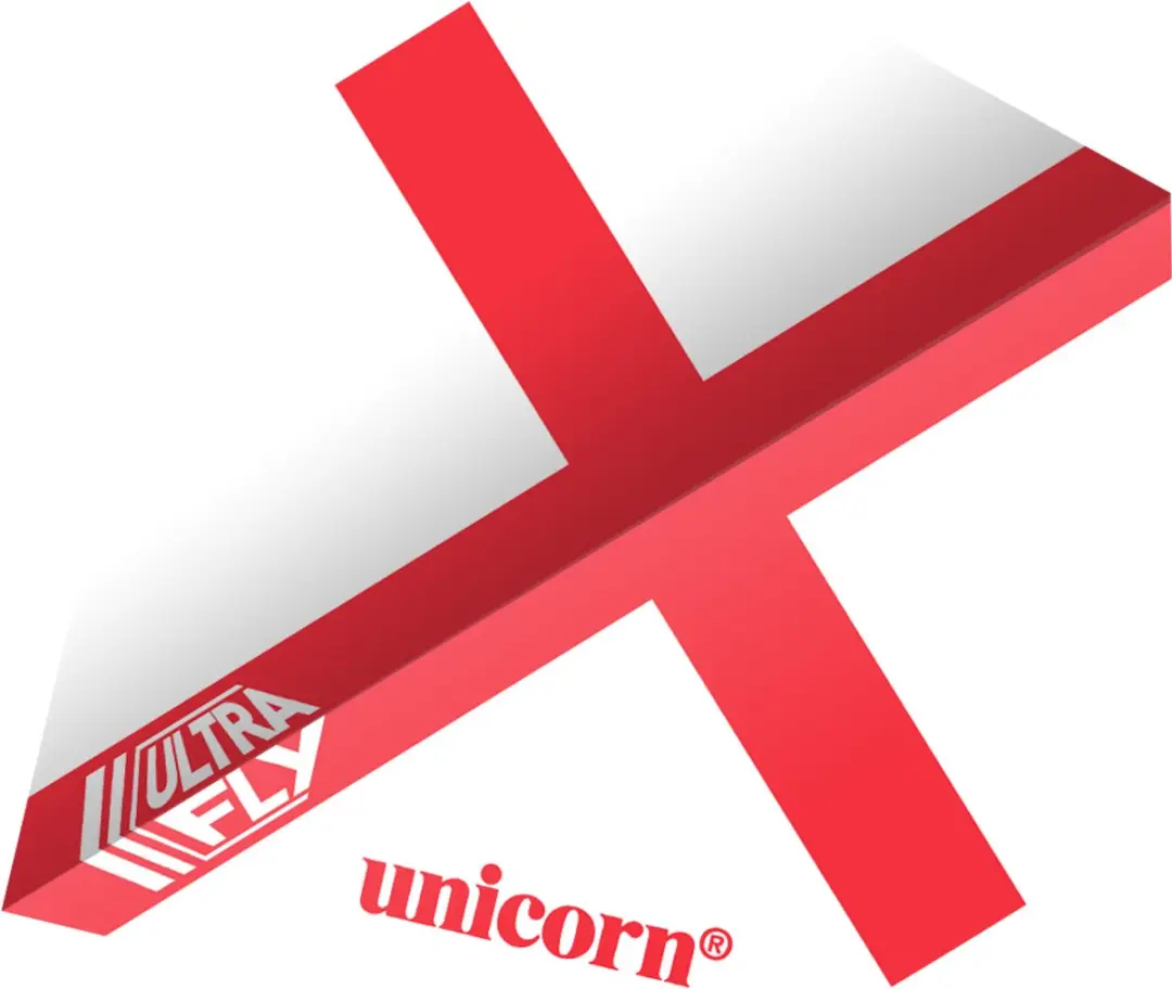 Unicorn Ultrafly ST George Cross PLUS Dart Flights 3 Stuks