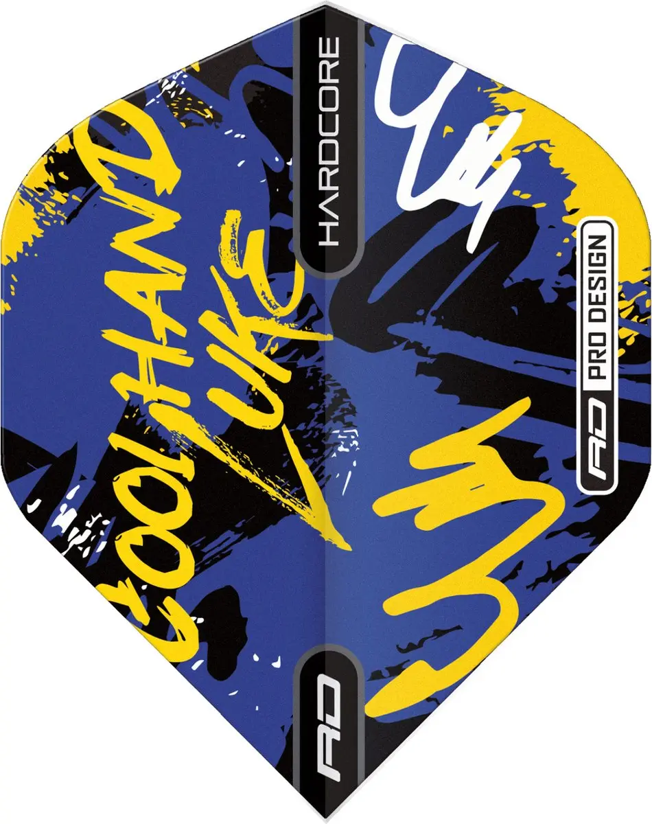 Red Dragon Hardcore Luke Humphries Graffiti Dartvluchten - 3 Sets (9 Stuks) - Blauw