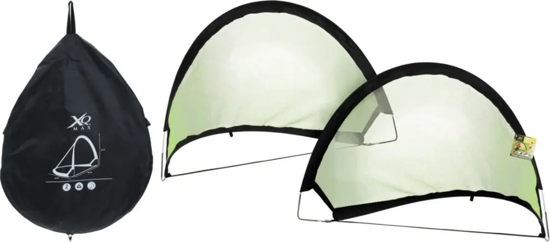 XQMax Pop-up Voetbaldoel - 2 Stuks Groen