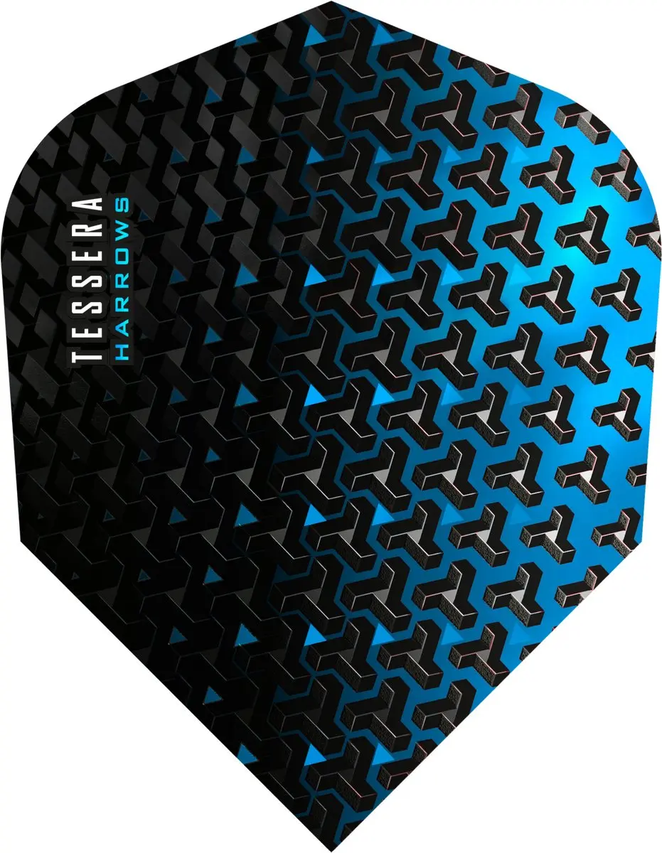 Harrows Tessera Blue Dart Flights HF5703 - 3 Stuks