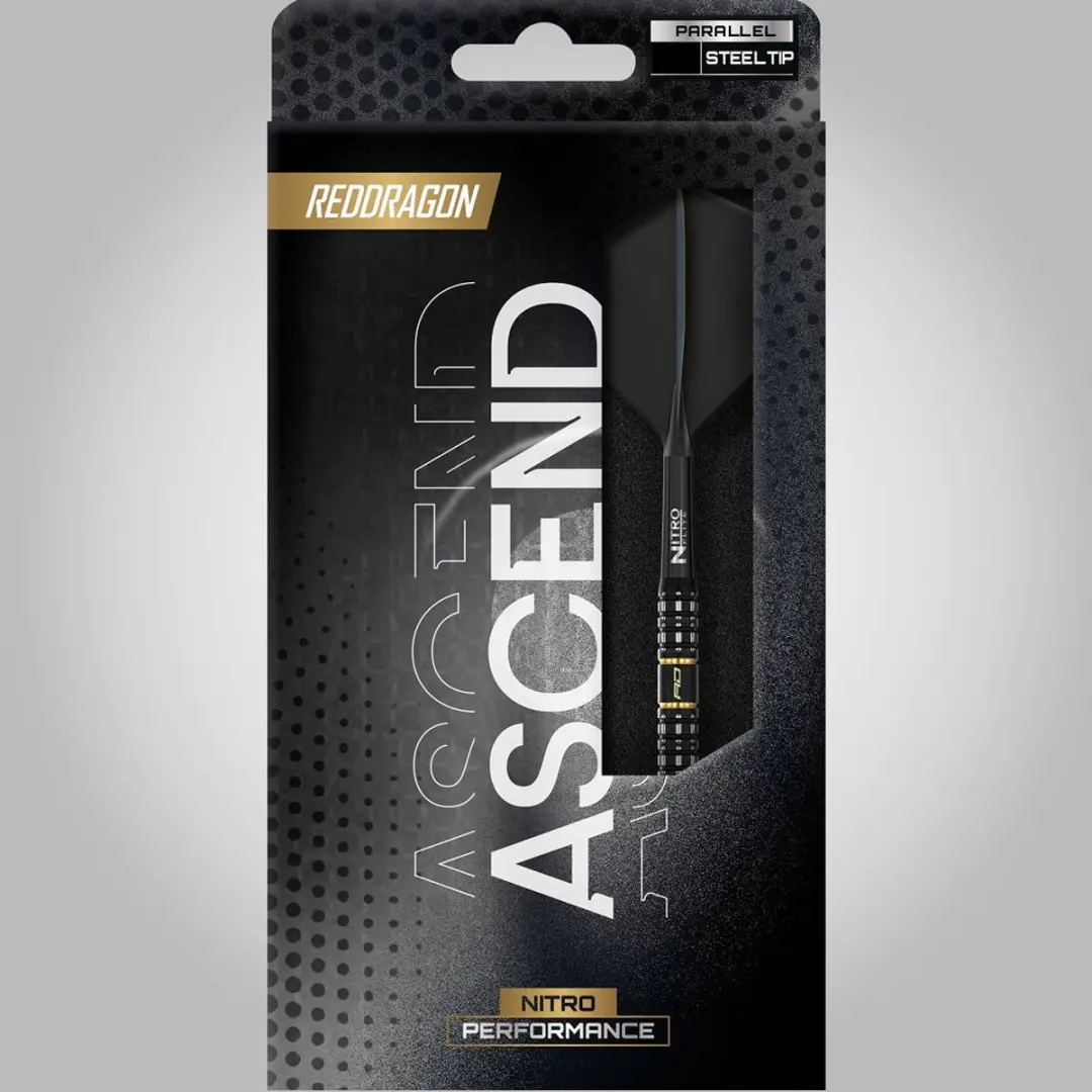 Red Dragon Ascend Parallel 90% Dartpijlen - 3 Stuks - Goud/Zwart