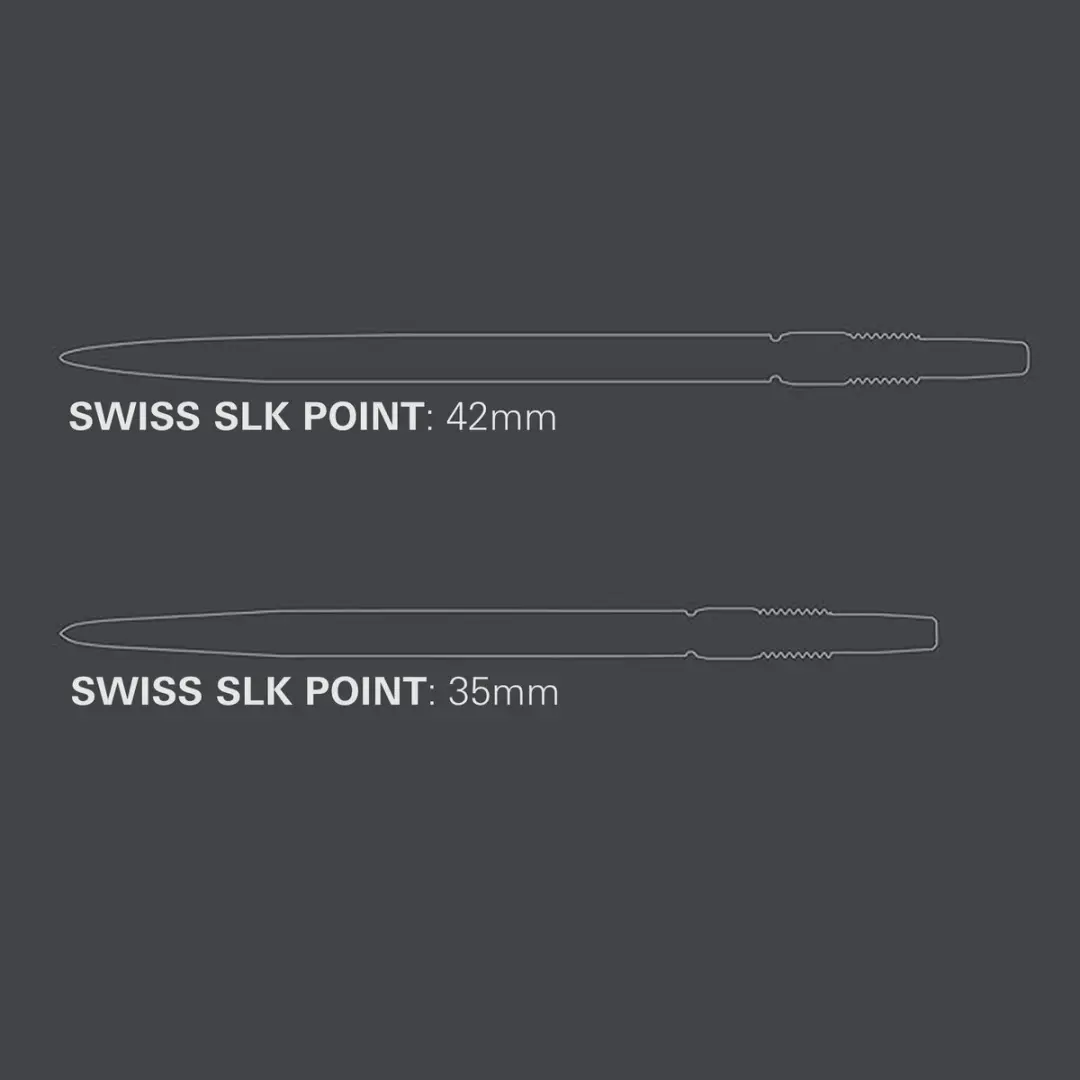 Target Swiss Points SLK Silver Luke Littler 42mm - 3 Stuks