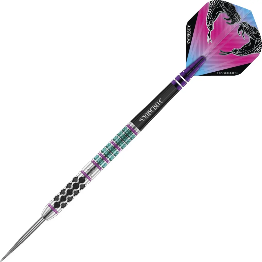 Red Dragon Peter Wright Supa Venom Dartpijlen 90% - Regenboog - 3 Stuks