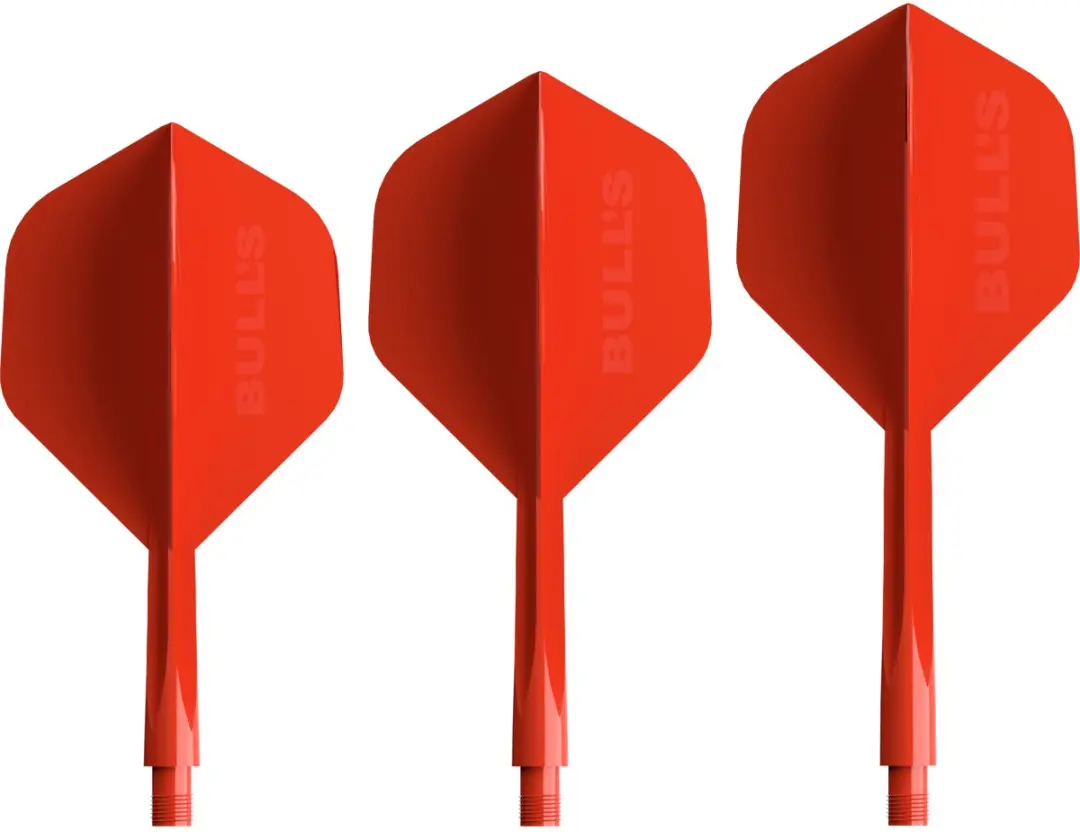 Bull's Union Pro Flight System BU-51919 - Rood - 3 Stuks