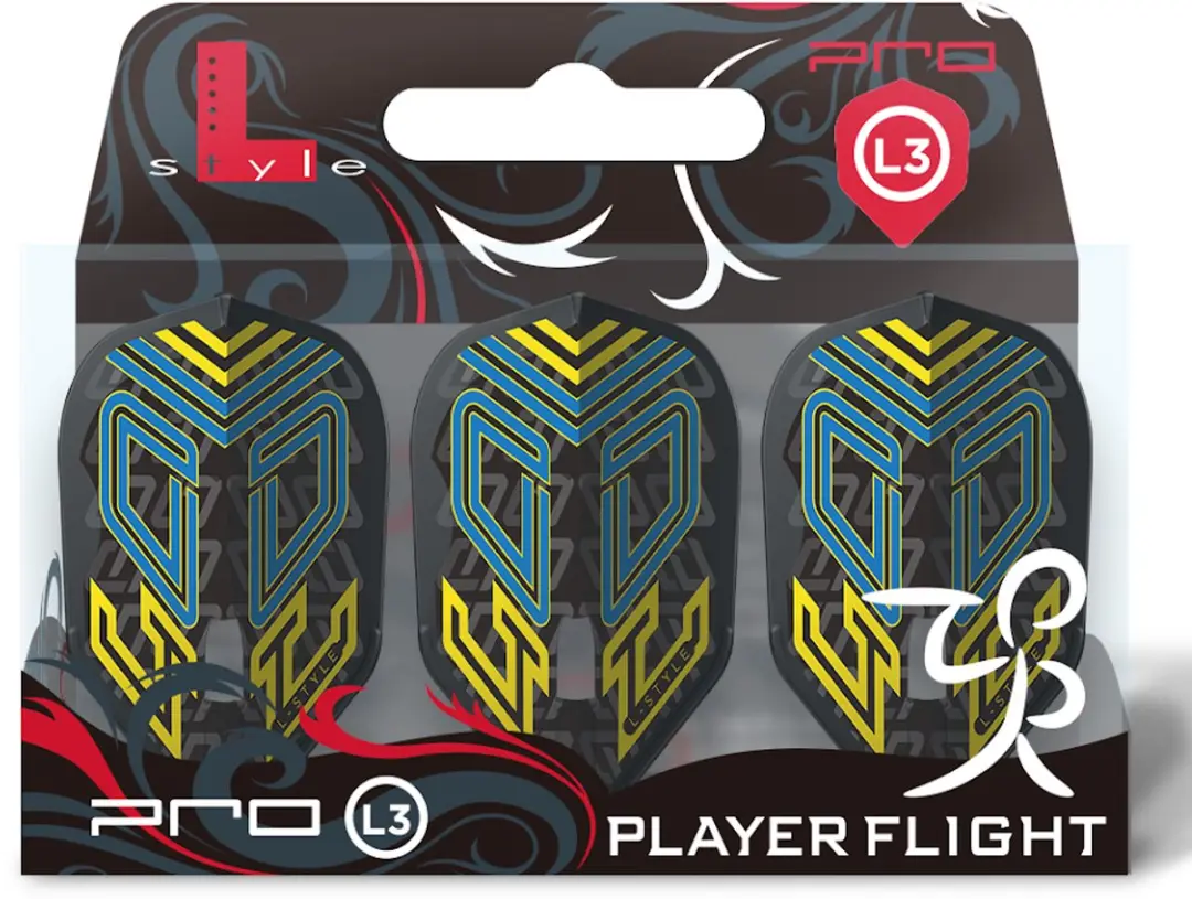 L-Style L3 Pro Oskar Lukasiak Dart Flights F33137 - 3 Stuks