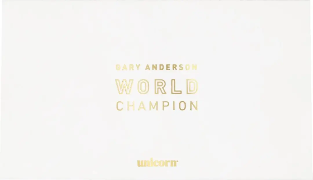 Unicorn Gary Anderson W.C. Phase 3 90% Deluxe Dartpijlen - 3 Stuks - Zilver