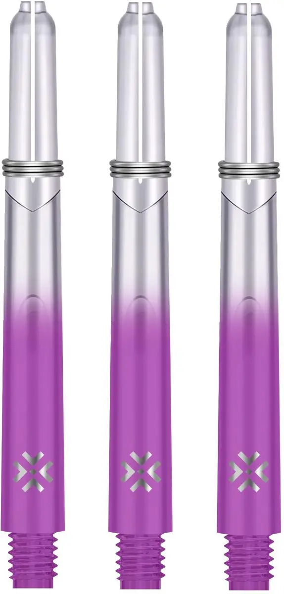 Bullet Shafts 48mm TT - Paars - 3 Stuks