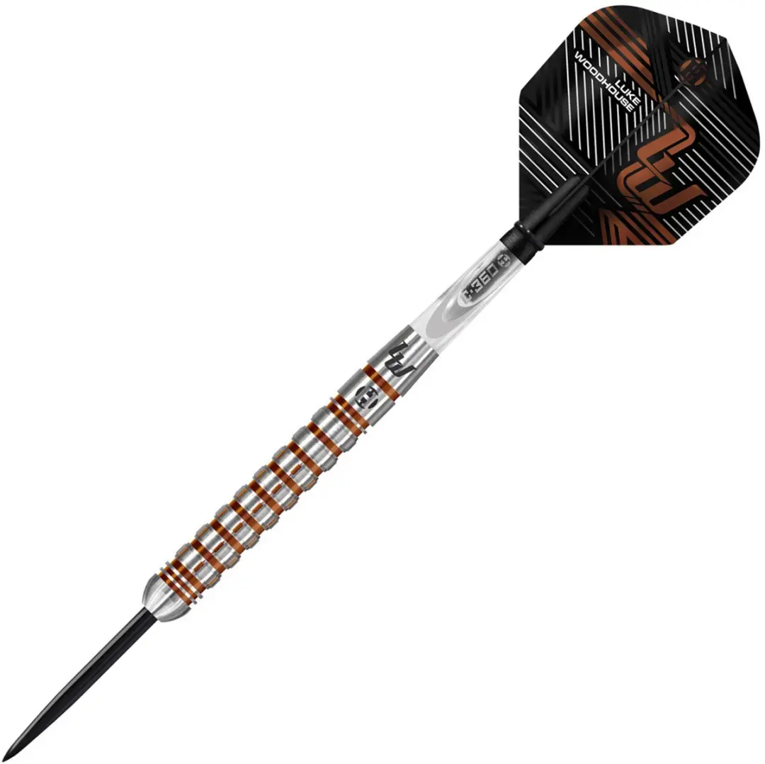 Harrows Luke Woodhouse Series 2 Dartpijlen 23gr - 3 Stuks - Zwart