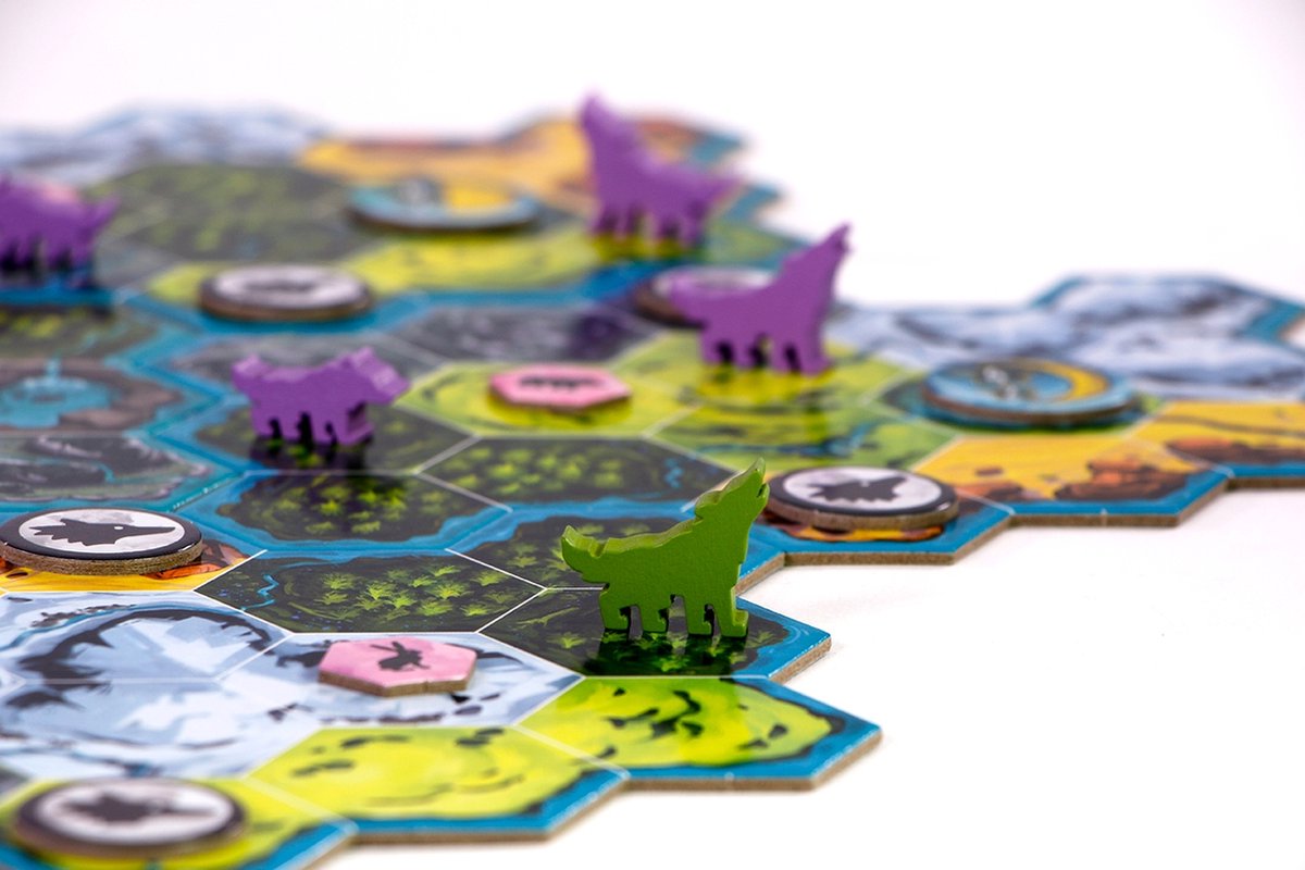 999 Games - Wolven - leid je eigen roedel wolven - Bordspel - - Winnaar Speelgoed van het Jaar - Gezelschapsspel - Strategiespel