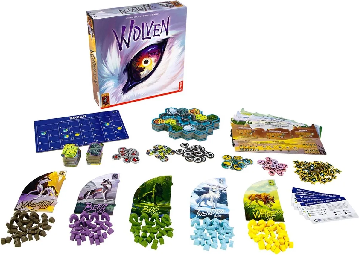 999 Games Wolven Leid Je Eigen Roedel Bordspel - 999-WLV01