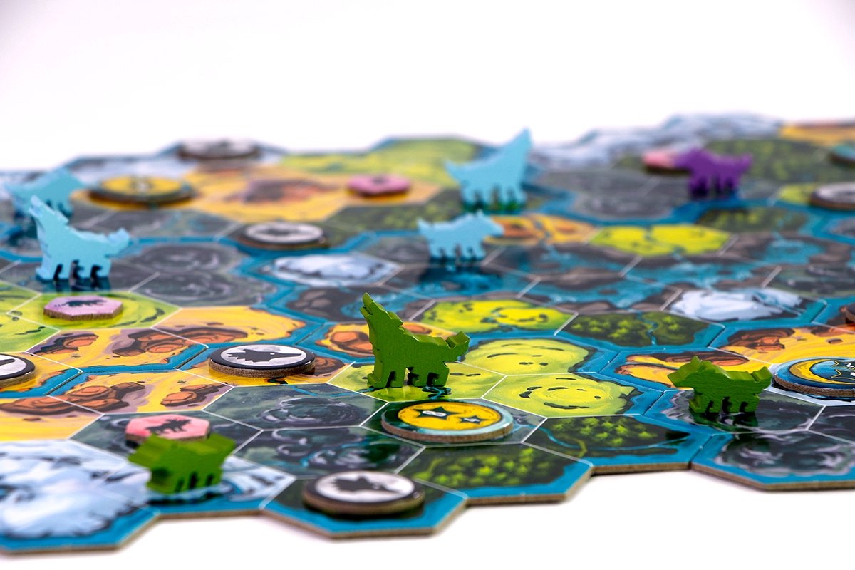 999 Games - Wolven - leid je eigen roedel wolven - Bordspel - - Winnaar Speelgoed van het Jaar - Gezelschapsspel - Strategiespel