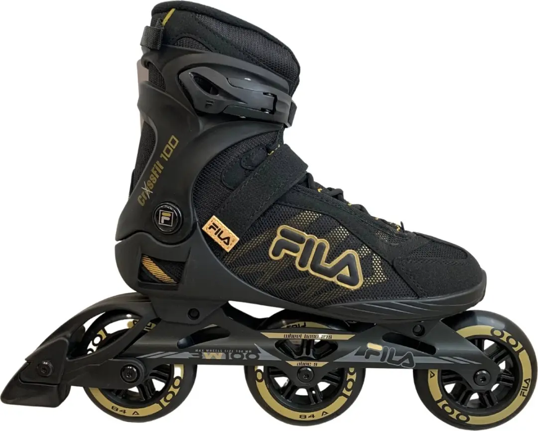 Fila Crossfit 100 '22 Senior Skates 100mm - Maat 44 - Zwart/Goud