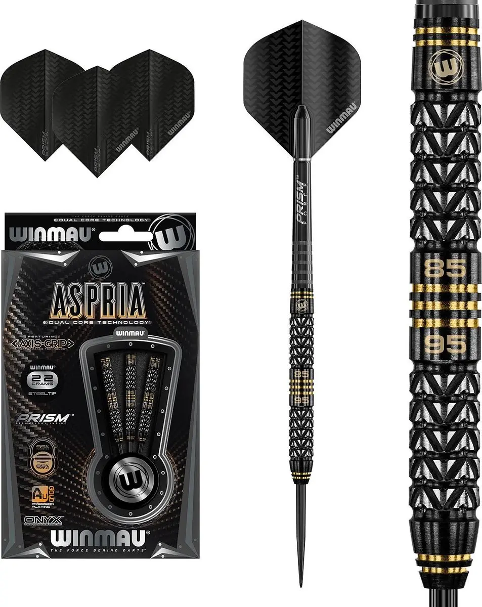 Winmau Aspria B Dartpijlen - 3 Stuks - afbeelding 6 van 6