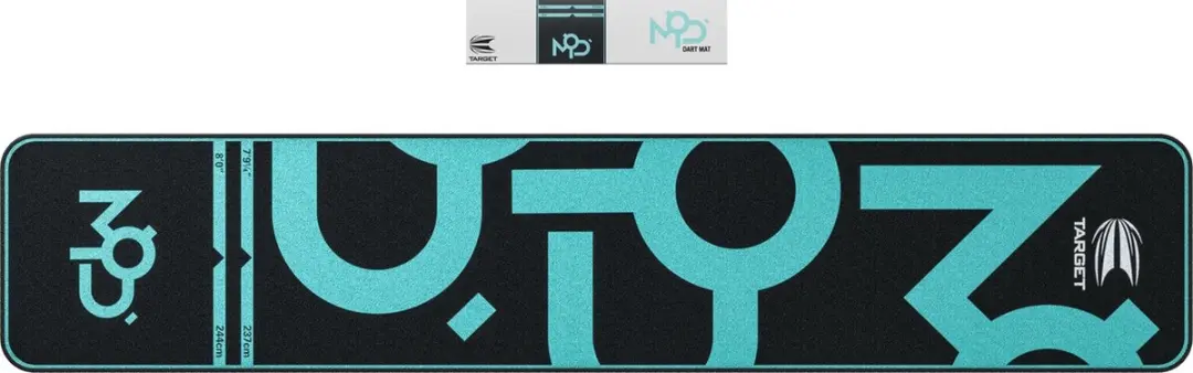 Target MOD Dartmat 440017 - Blauw/Zwart - 3 Stuks