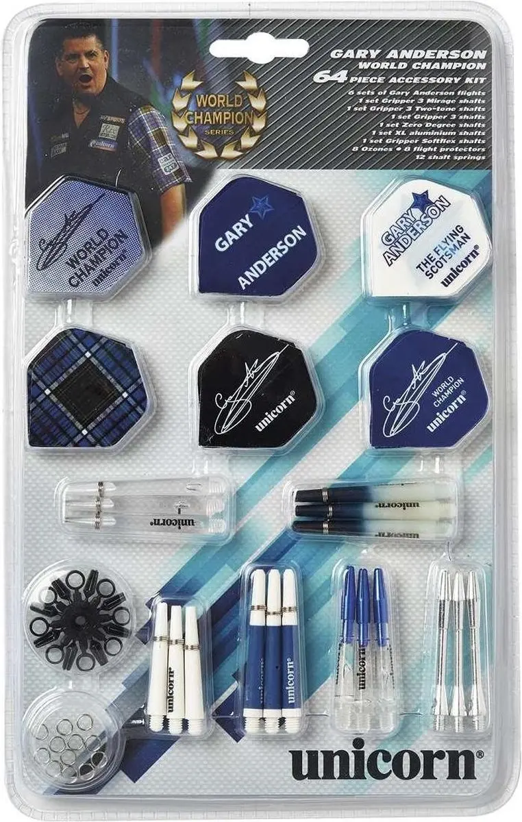 Unicorn MM G.ANDERSON Darts Tune Up Kit X1007 - Blauw