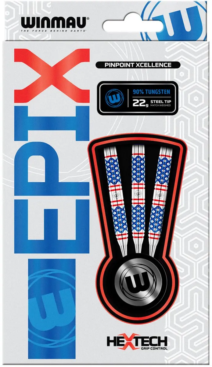 Winmau Epix Dartpijlen 3 Stuks - 22
