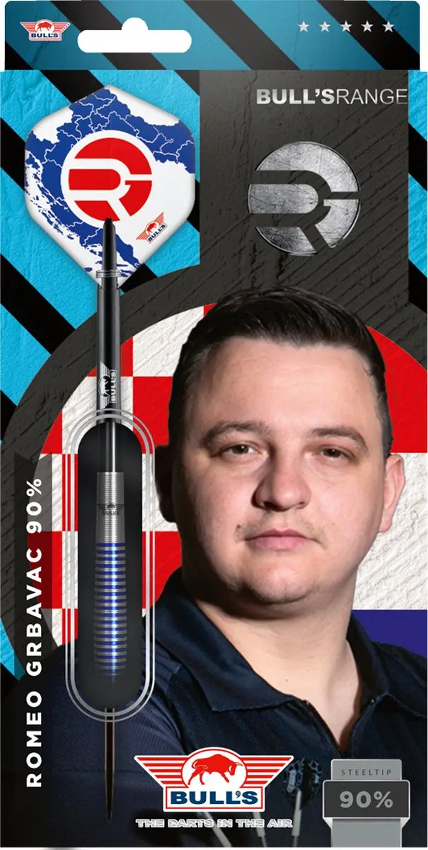 Bull's Romeo Grbavac Dartpijlen 22g - 3 Stuks