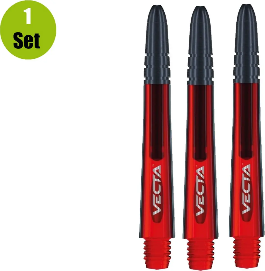 Winmau Vecta Red Dart Shafts 3 Stuks