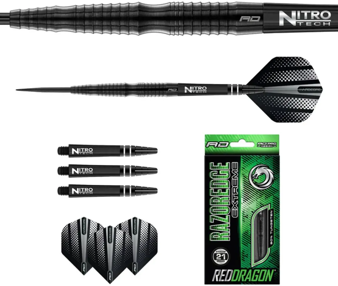 Red Dragon Razor Edge Extreme Dartpijlen RDD2371 - 3 Stuks