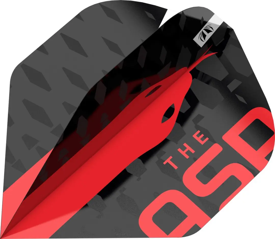 Target Nathan Aspinall G2 Pro Ultra NO2 Dart Flights 3 Stuks - Rood/Zwart