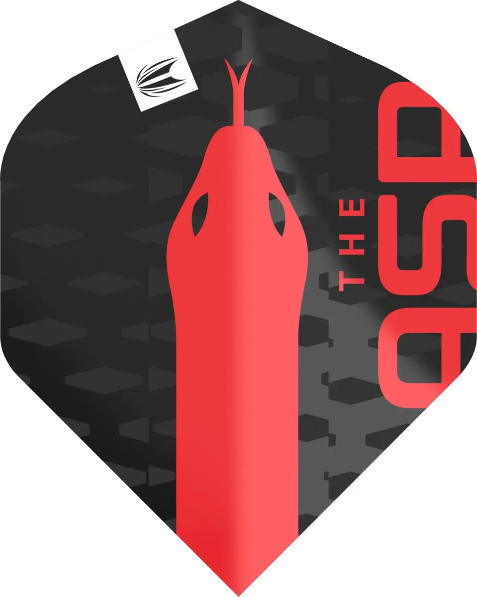 Target Nathan Aspinall G2 Pro Ultra NO2 Dart Flights 3 Stuks - Rood/Zwart