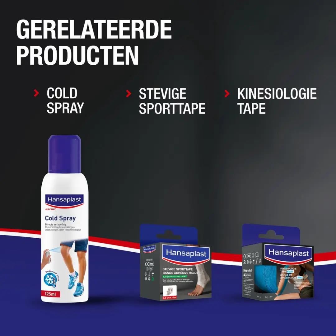 Hansaplast Anti Blaar Sporttape 5cm x 2,5m - Blauw