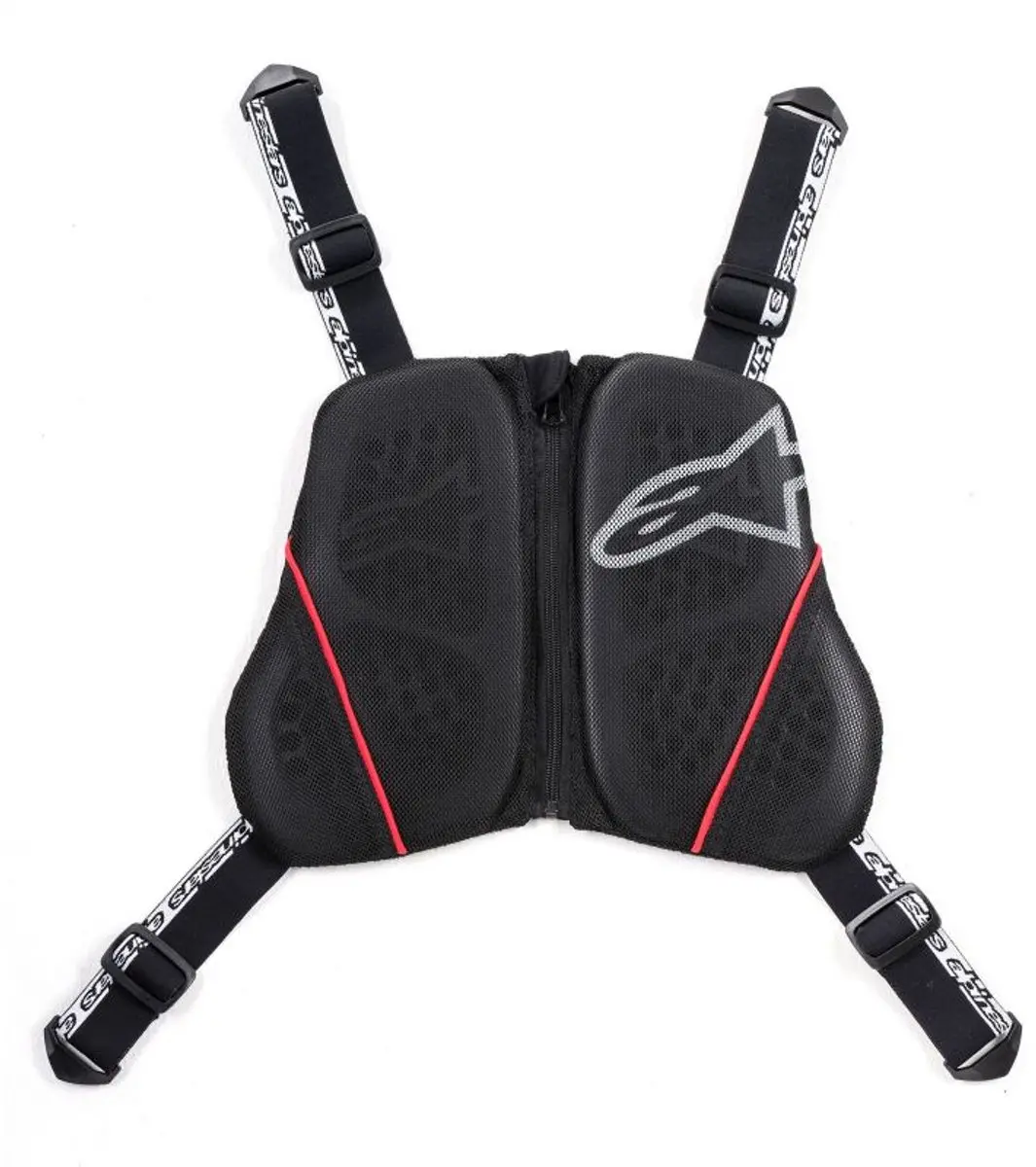 Alpinestars Nucleon KR-C Borstbeschermer - XS/S - Zwart/Wit/Rood
