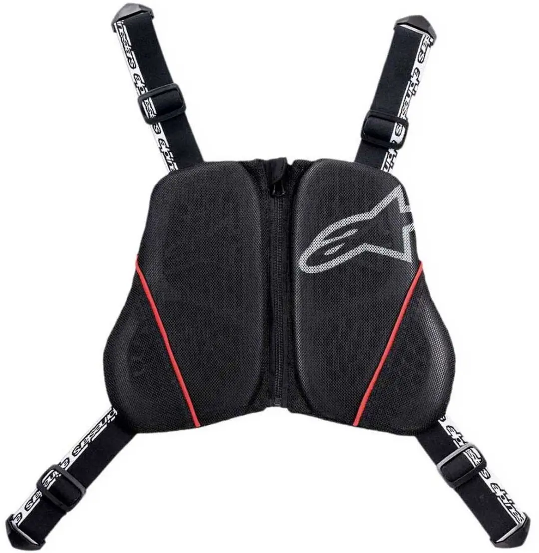 Alpinestars Nucleon KR-C Borstbeschermer - XS/S - Zwart/Wit/Rood