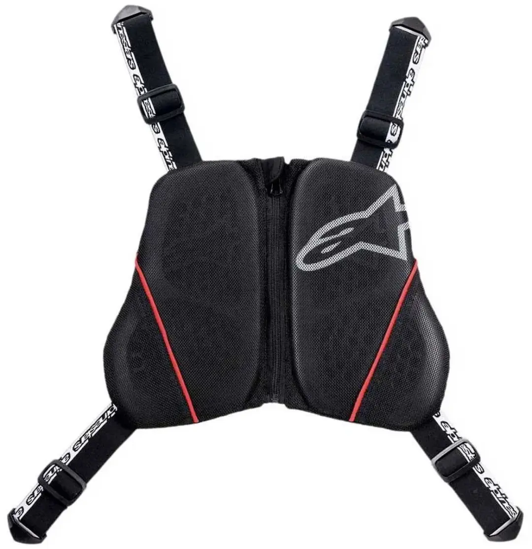 Alpinestars Nucleon KR-C Borstbeschermer - XS/S - Zwart/Wit/Rood
