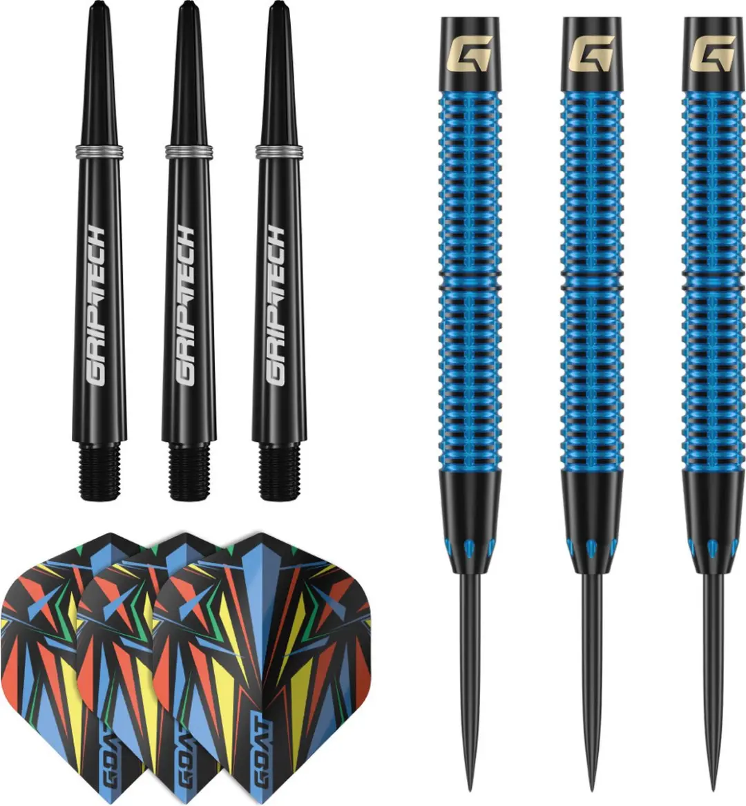 goat Athlete Blue Brass Dartpijlen - 3 Stuks
