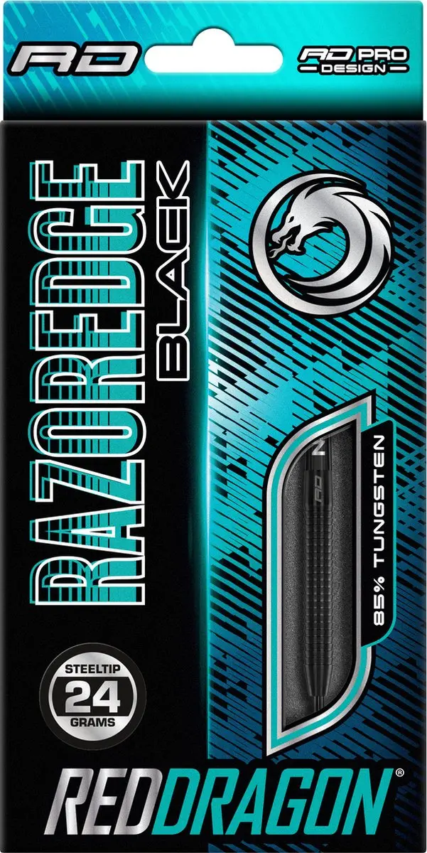 Red Dragon Razor Edge Black Dartpijlen - 3 Stuks