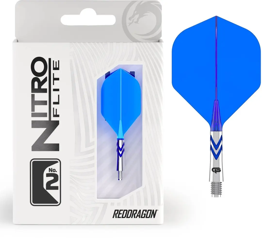 Red Dragon Nitro Flite System Gerwyn Price NO2 - Blauw X1087