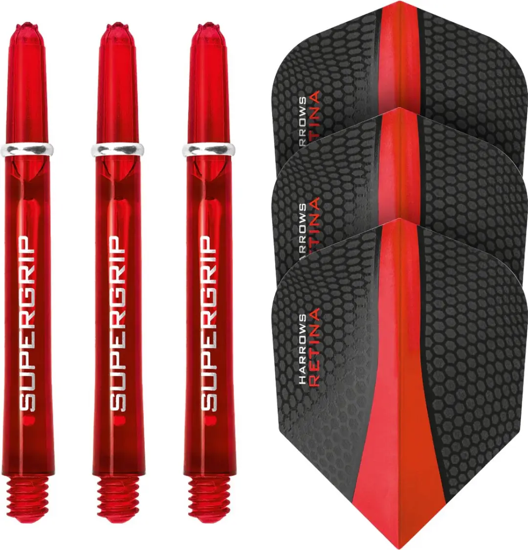 Harrows TWIN PACK RETINA 194590 - Rood/Zwart