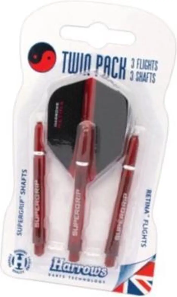 Harrows TWIN PACK RETINA 194590 - Rood/Zwart