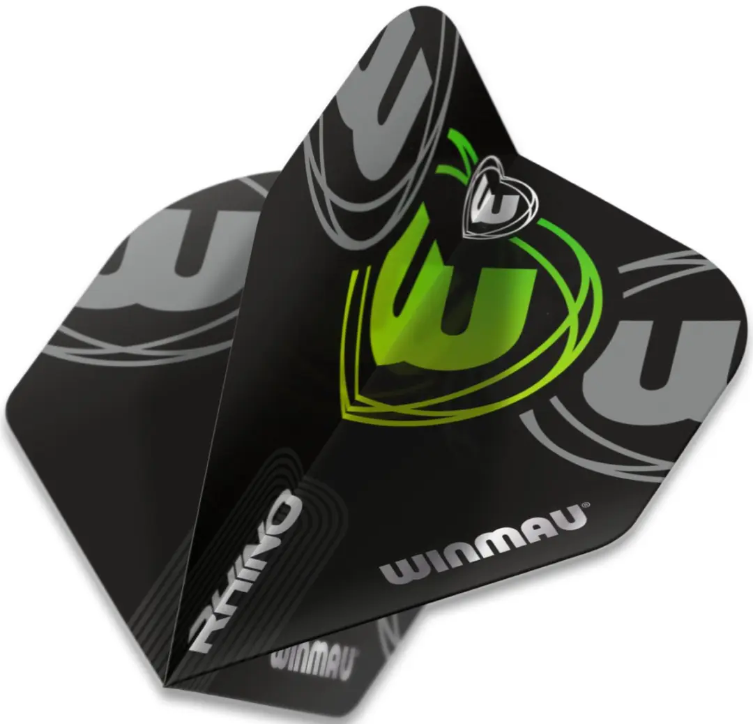 Winmau Rhino Extra Thick Logo Darts - 3 Stuks - Zwart