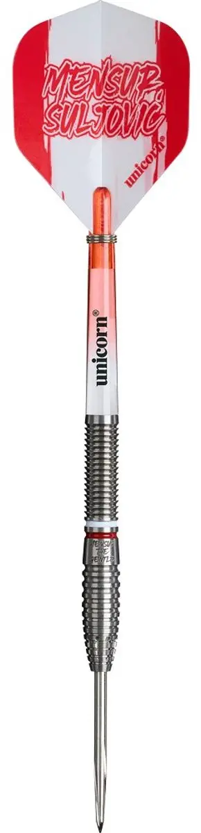 Unicorn Mensur Suljovic 95% Dartpijlen - 3 Stuks - Zilver
