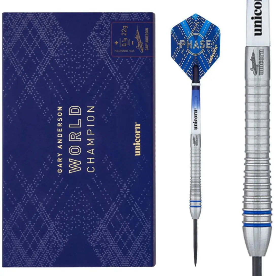 Unicorn Gary Anderson Phase 6 Dartpijlen 3-delig