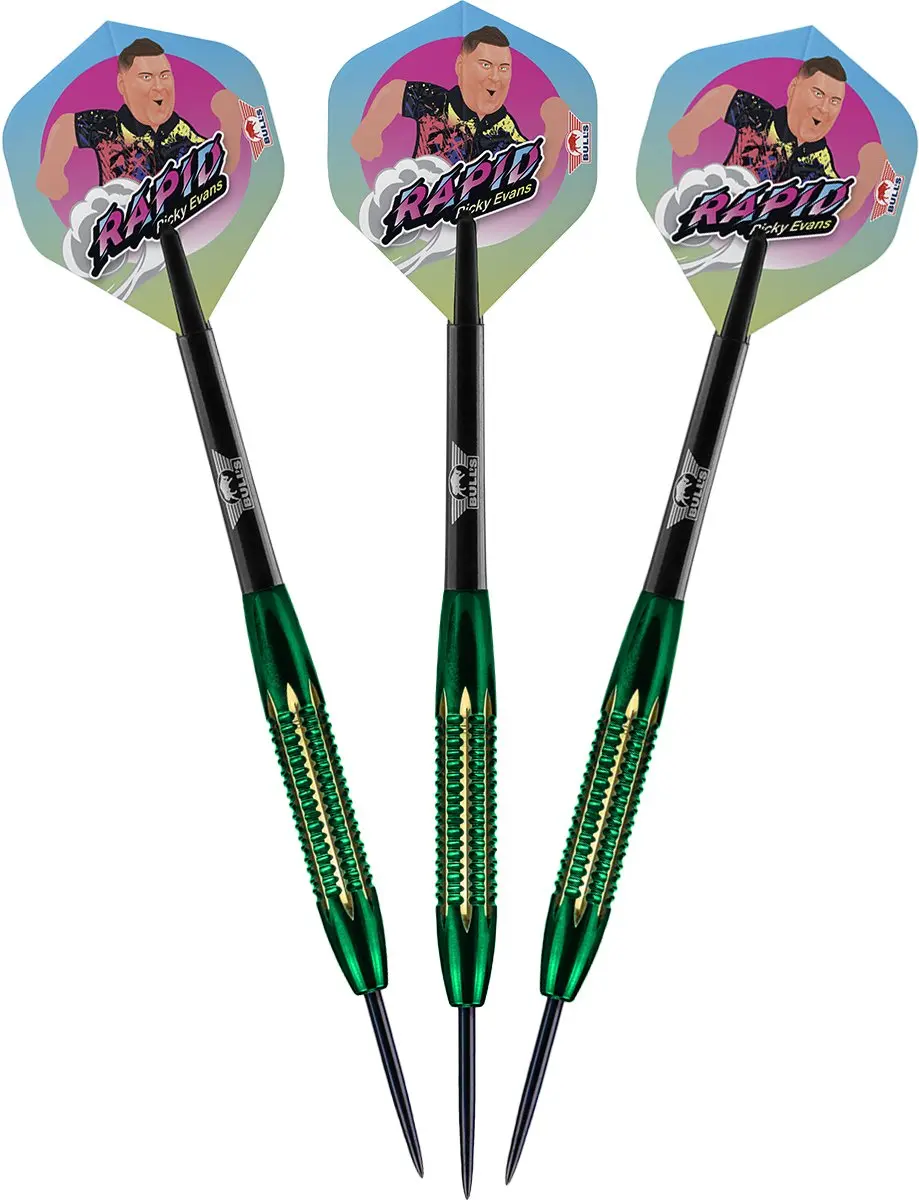 Bull's Ricky Evans Dartpijlen Shell Coated