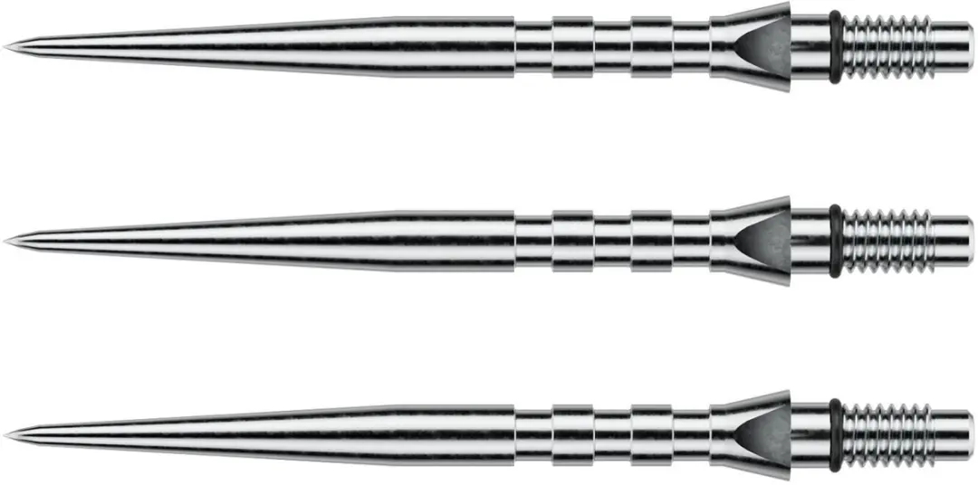 Winmau Switch Point Groove Silver T2N30 - 3 Stuks