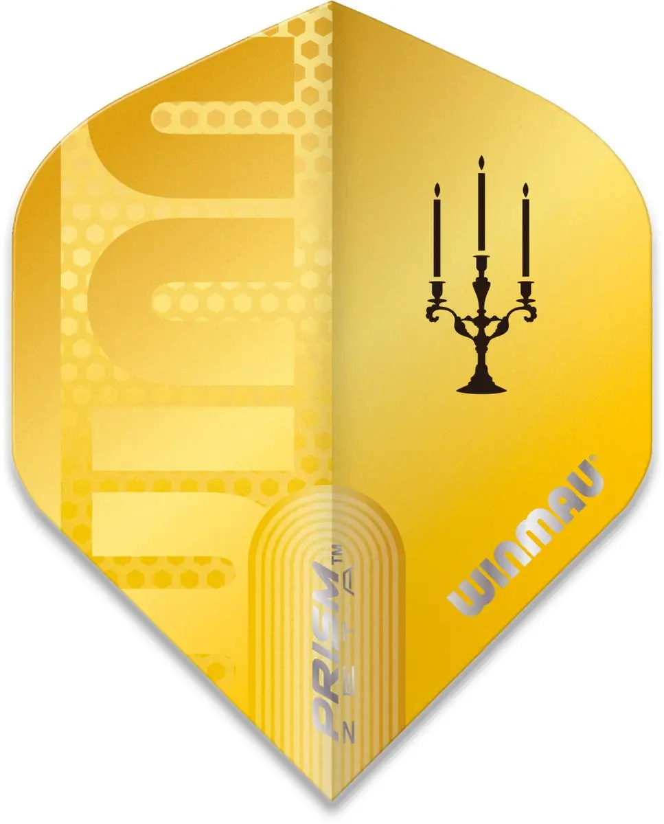 Winmau Prism Delta Bobby George Dart Flights - 3 Stuks - Geel/Goud