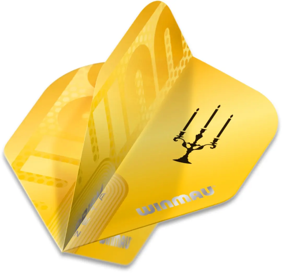 Winmau Prism Delta Bobby George Dart Flights - 3 Stuks - Geel/Goud