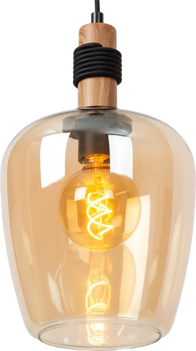 Lucide Ilona Hanglamp Ø22cm - 1xE27 - Amber