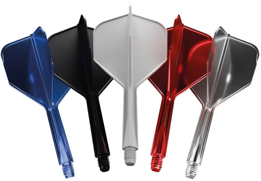 goat Air Black NO6 Dart Flights - 3 Stuks