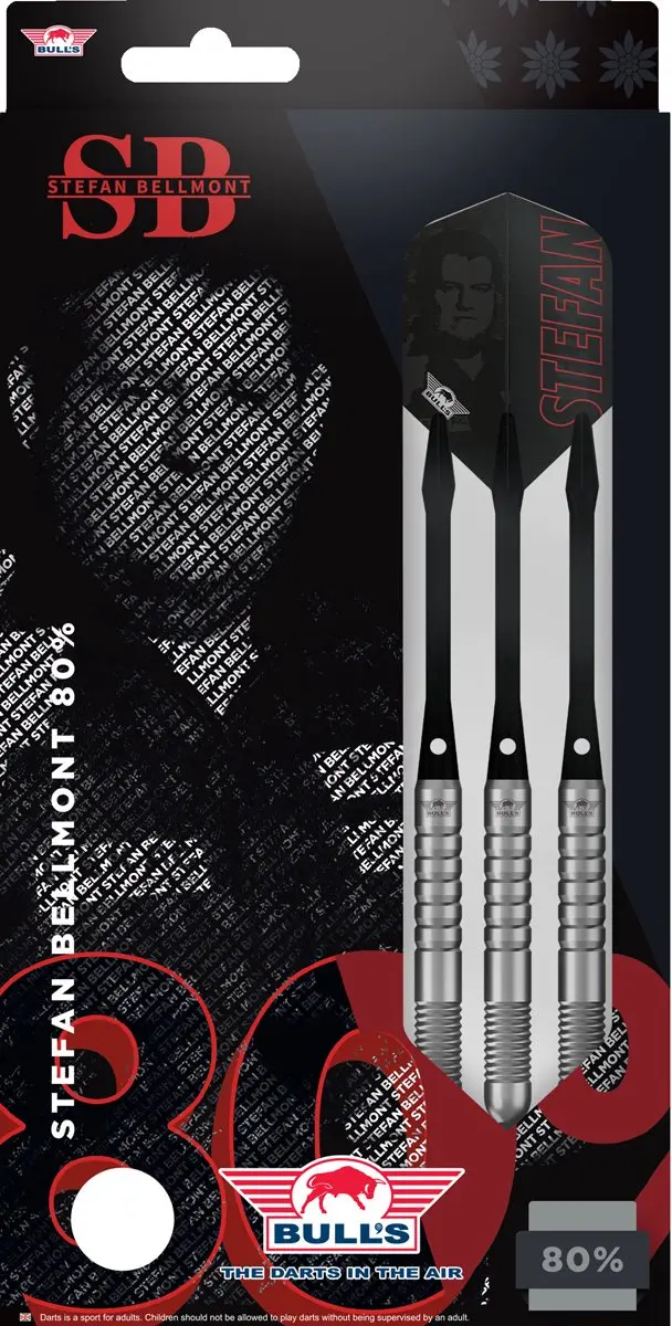 Bull's Stefan Bellmont 80% Soft Tip Darts - 3 Stuks