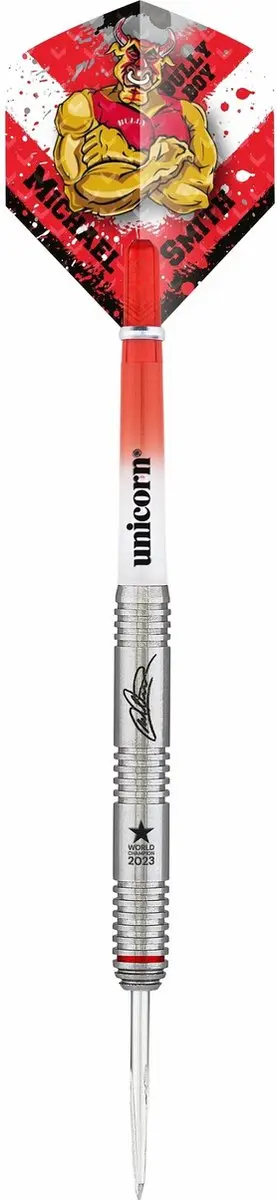 Unicorn Michael Smith 90% World Champion Edition Dartpijlen 25g - 3 Stuks - afbeelding 6 van 6
