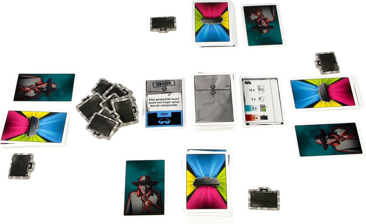 999 Games - Inside Job - Kaartspel - Coöperatief slagenspel - ook voor 2 spelers - Rollenspel