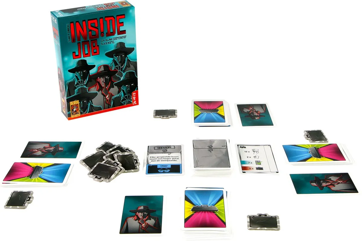 999 Games Inside Job Kaartspel - Coöperatief Rollenspel 2-5 spelers - afbeelding 6 van 6