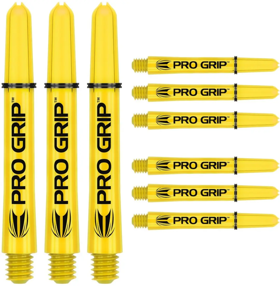 Target Pro Grip 3 Dart Shafts Geel